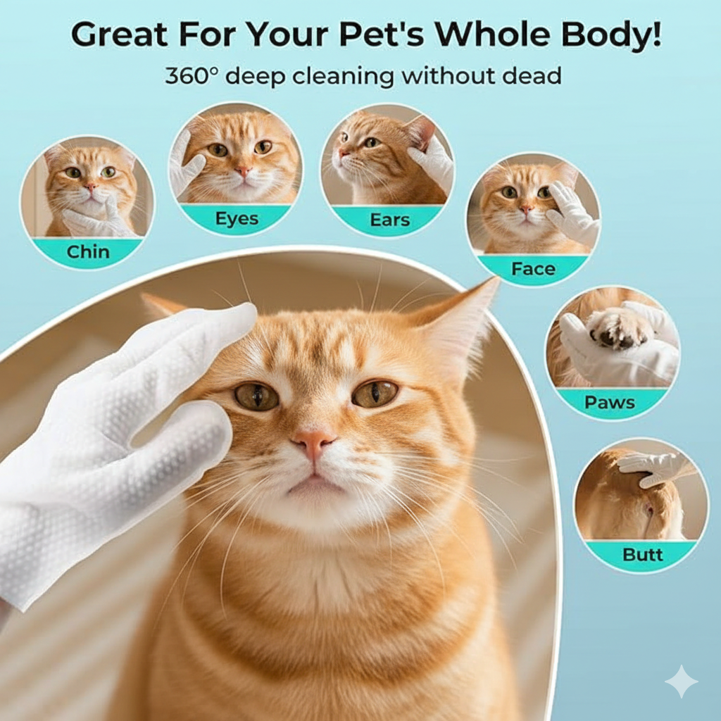 Pet Bathing Wipes™